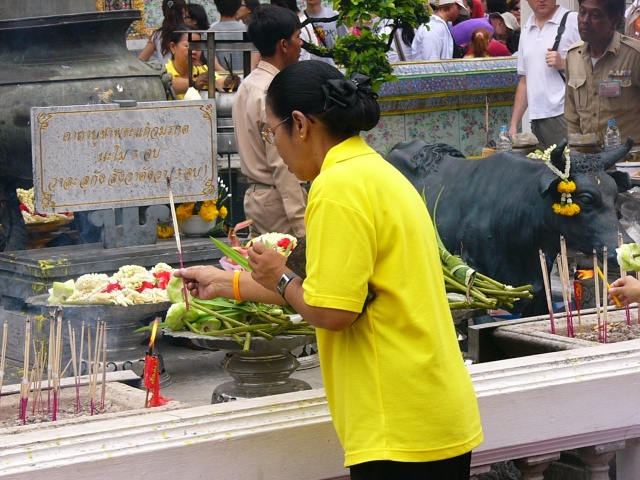 making offerings